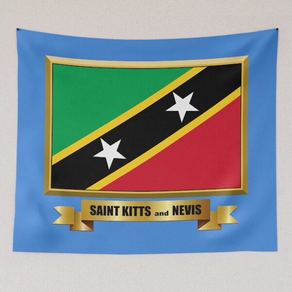 Item preview, SAINT KITTS and NEVIS Flag Gifts, Masks, Stickers & Products (GF) designed and sold by mpodger.