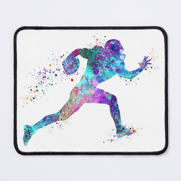 Item preview, American Football Player Watercolor designed and sold by LotusGifts.