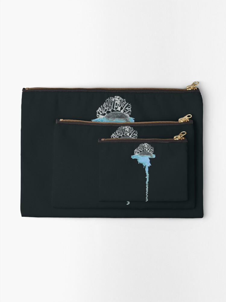 Thumbnail 2 of 4, Zipper Pouch, Australian Bluebottle designed and sold by Arkneer.