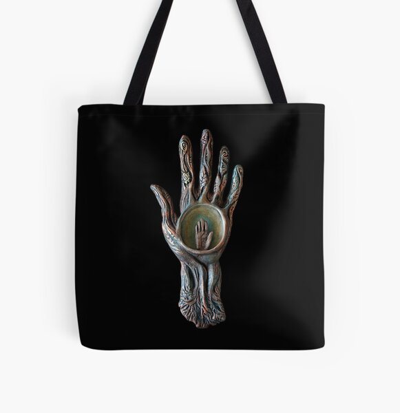 Open Receive All Over Print Tote Bag