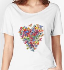 butterfly heart Relaxed Fit T-Shirt