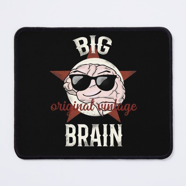 Item preview,  Big Brain Funny Comic Joke Meme Vintage Design designed and sold by Kate Hyunsu Cho.