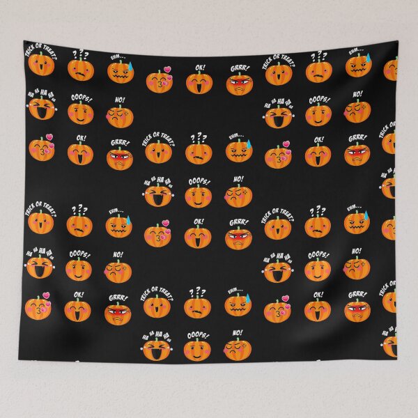 Item preview, Cute Pumpkins Emotions Feeling Boys Girls Kids Halloween designed and sold by nguyenkimkha.