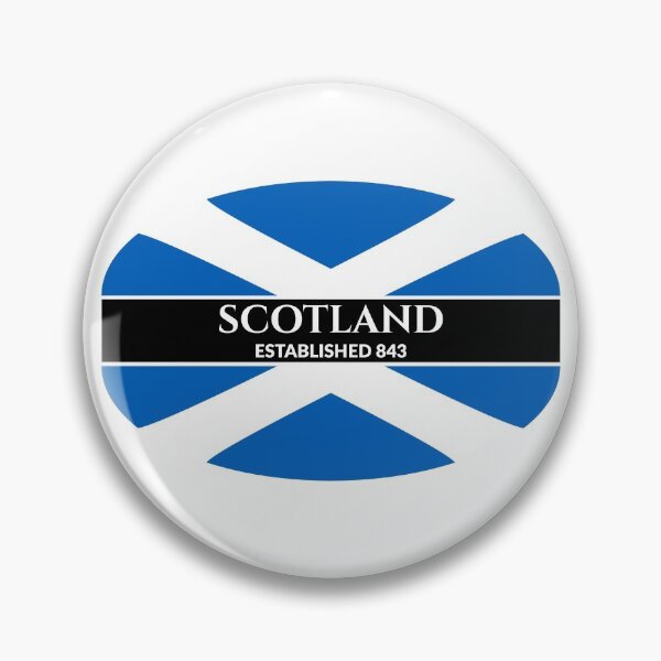 Item preview, Copy of Scotland Established 843 Scottish Flag (White Text) designed and sold by Worldesigns by Artsiren.