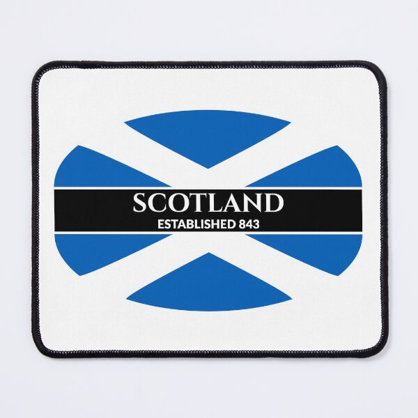 Item preview, Copy of Scotland Established 843 Scottish Flag (White Text) designed and sold by Worldesigns by Artsiren.