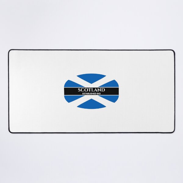 Item preview, Copy of Scotland Established 843 Scottish Flag (White Text) designed and sold by Worldesigns by Artsiren.