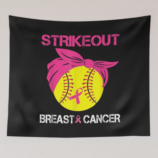 Item preview, Strike Out Breast Cancer Awareness Softball Fighters T-Shirt designed and sold by Francois-Lemann.