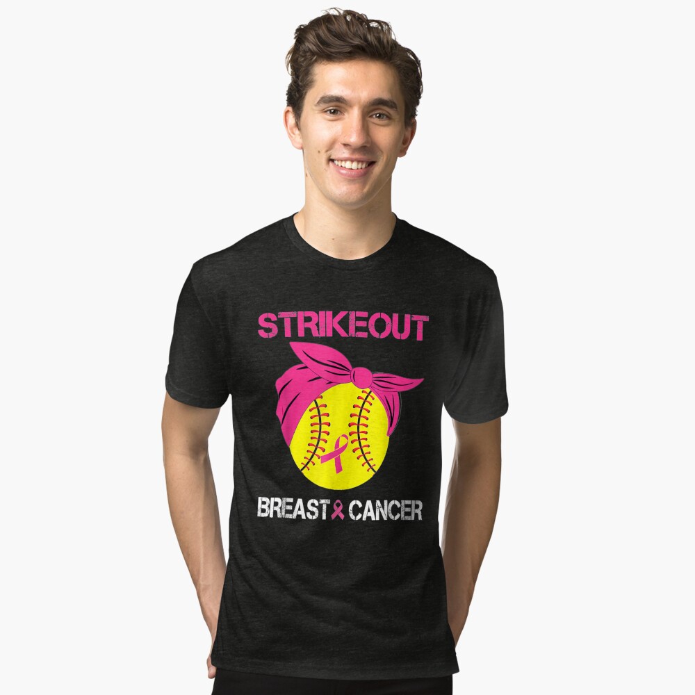 Strike Out Breast Cancer Awareness Softball Baseball Soccer Shirt