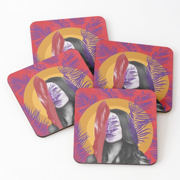 Item preview, Palm Leaf Portrait - Digital Collage designed and sold by MakitoDesign.
