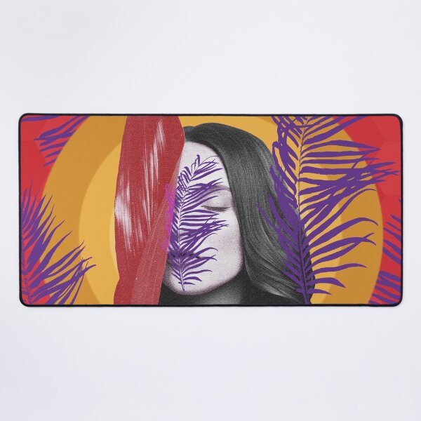 Item preview, Palm Leaf Portrait - Digital Collage designed and sold by MakitoDesign.
