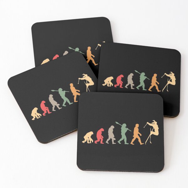 Item preview, Skiing evolution vintage designed and sold by jentochicken.