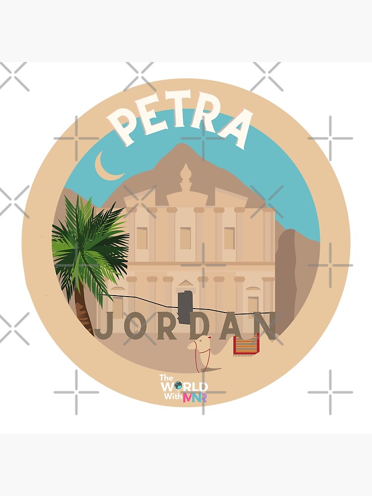 Thumbnail 2 of 2, Greeting Card, Petra, Jordan Collection designed and sold by theworldwithmnr.