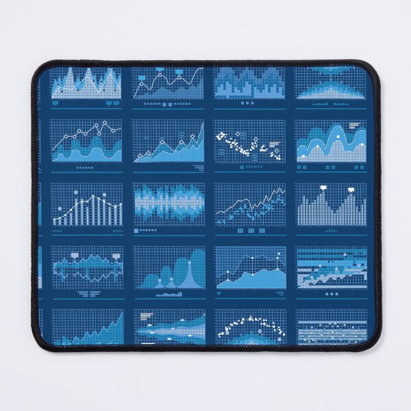 Item preview, Business Data Financial Charts Blue Banner designed and sold by aurielaki.