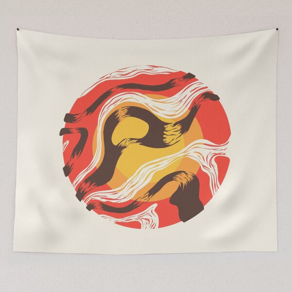 Item preview, Wendover Wave - Retro Funky Swirls designed and sold by Sean Beier.
