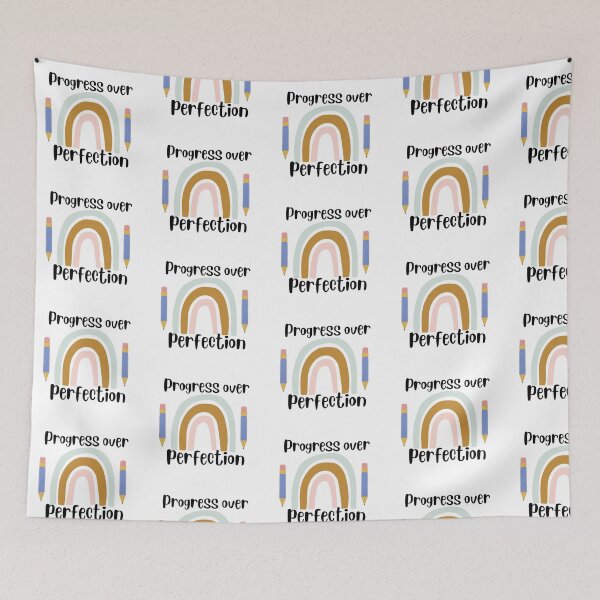 Item preview, Motivational Progress Over Perfection Back To School Teacher essential t-shirt designed and sold by Luckydoe1.