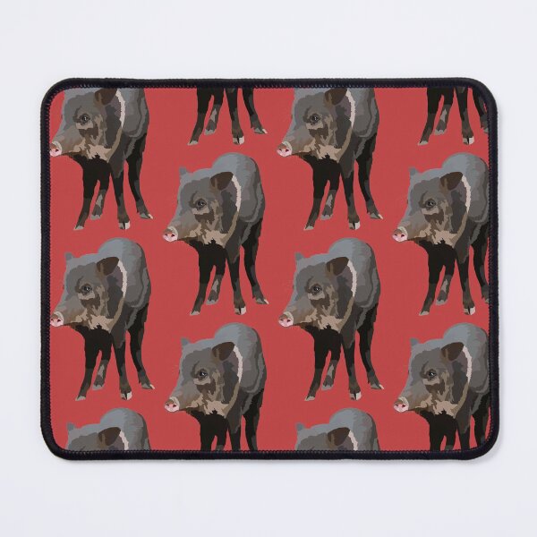 Item preview, P is for Peccary ,Peccary Art Print – Wild Pig Illustration from the Americas designed and sold by PrettylittlepastelUk.