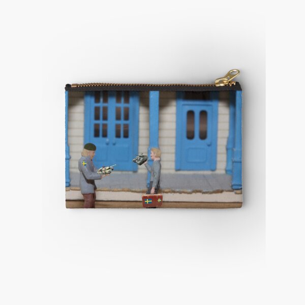 Item preview, New to America but excited to embrace the unfamiliar holiday, Sven and Ole celebrate a Happy Tanksgiving. designed and sold by Susan Littlefield.