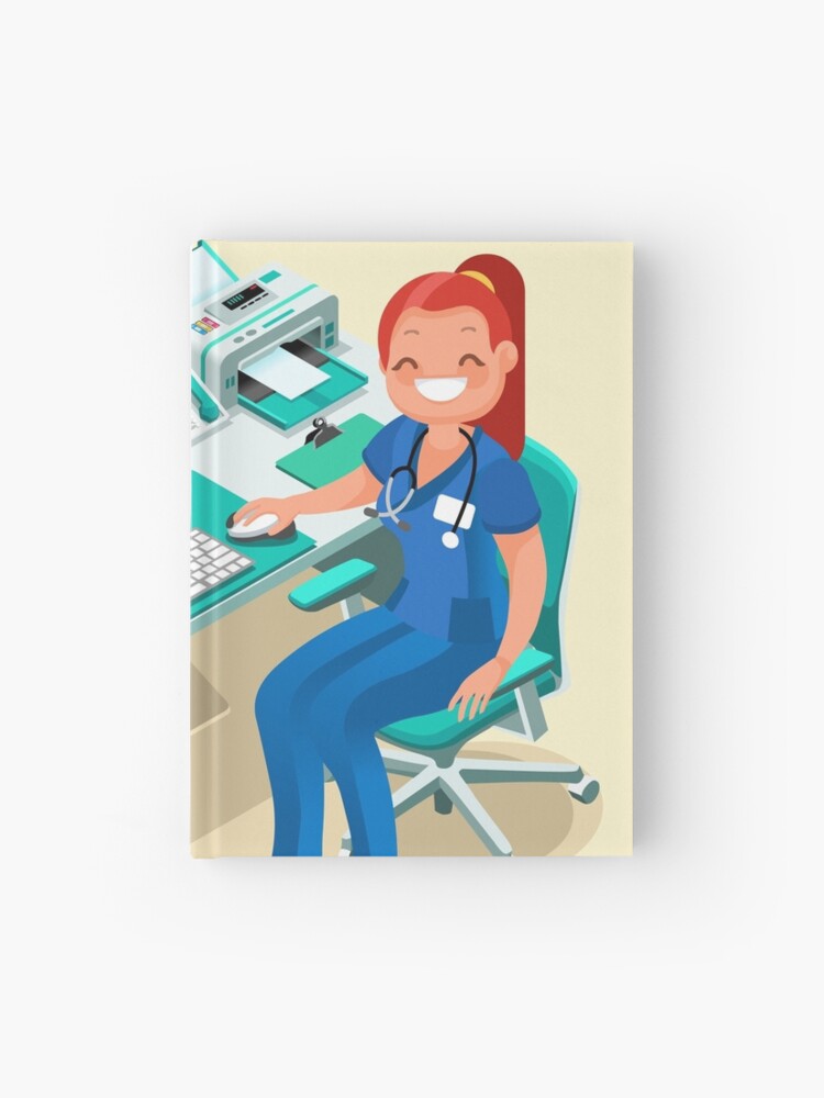 Nurse or Female Doctor Cartoon Isometric Nurse or Female Doctor Cartoon Isometric