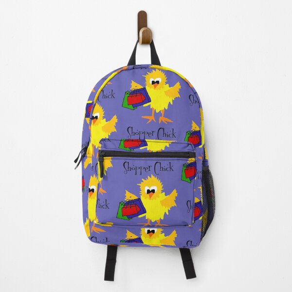 Item preview, Funny Shopper Chick Chicken with Shopping Bags designed and sold by Nature's Fancy.