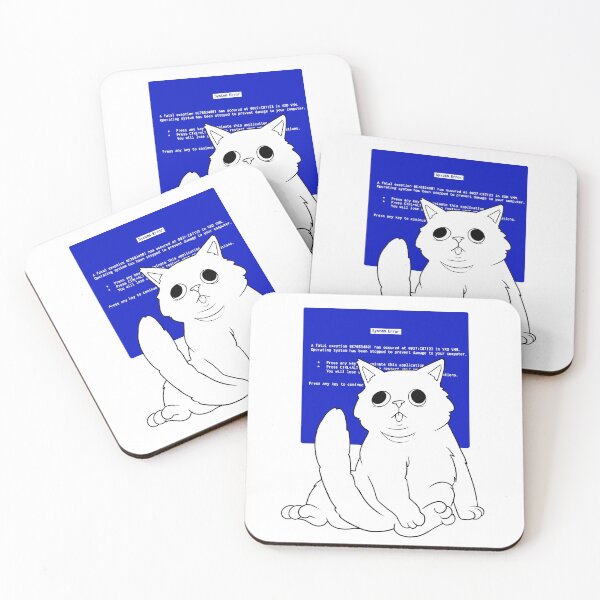 Item preview, Blue Screen Cat designed and sold by Tobe Fonseca®.