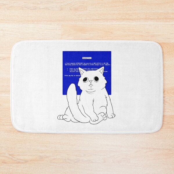 Item preview, Blue Screen Cat designed and sold by Tobe Fonseca®.
