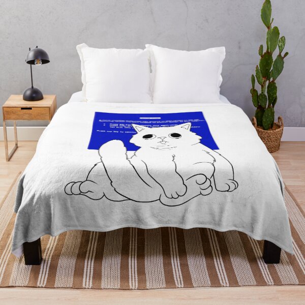 Item preview, Blue Screen Cat designed and sold by Tobe Fonseca®.