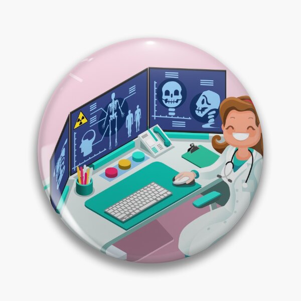 Item preview, Hospital Computer Healthcare Data Isometric People designed and sold by aurielaki.