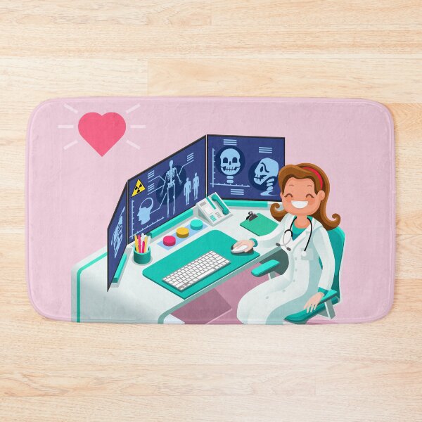 Item preview, Hospital Computer Healthcare Data Isometric People designed and sold by aurielaki.