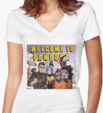 Welcome to Pandora! Women's Fitted V-Neck T-Shirt