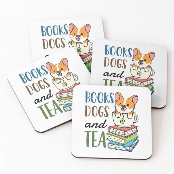 Item preview, Books Dogs and Tea Reading Book Lover designed and sold by jaygo.