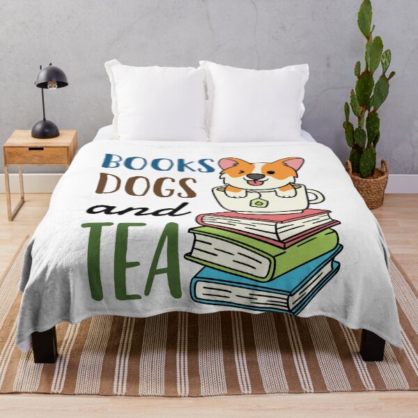 Item preview, Books Dogs and Tea Reading Book Lover designed and sold by jaygo.