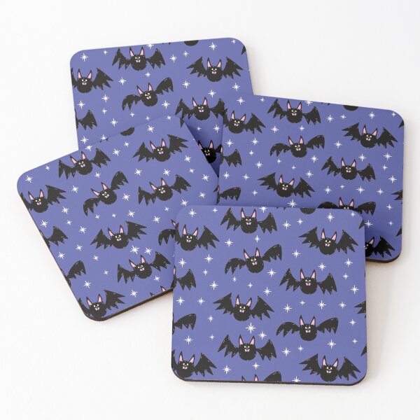 Item preview, Dark Blue Bats Halloween Pattern designed and sold by keeleypost.