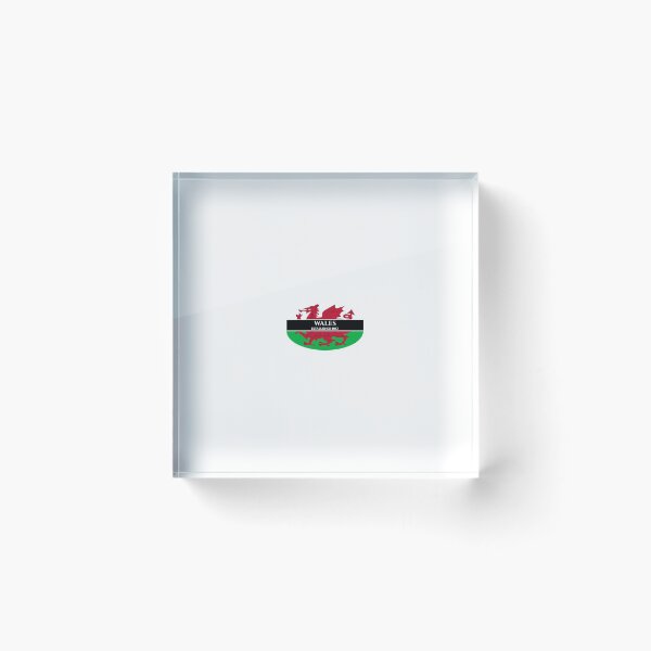 Item preview, Wales Established 1057 Welsh Flag (White Text) designed and sold by Worldesigns by Artsiren.