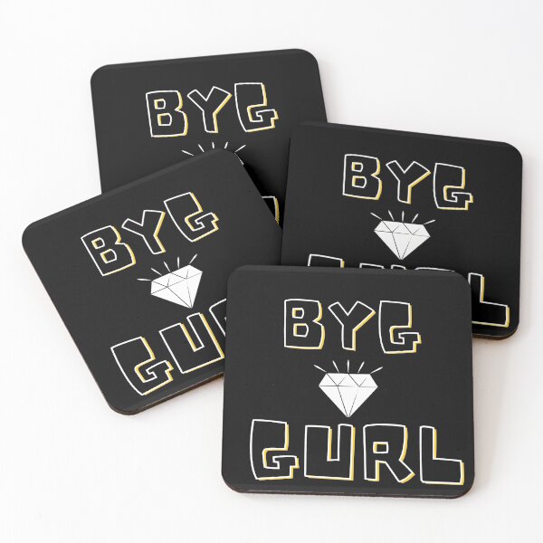 Item preview, S.O.I.L Signs: Byg Gurl White on Black designed and sold by TheSignsofSOIL.