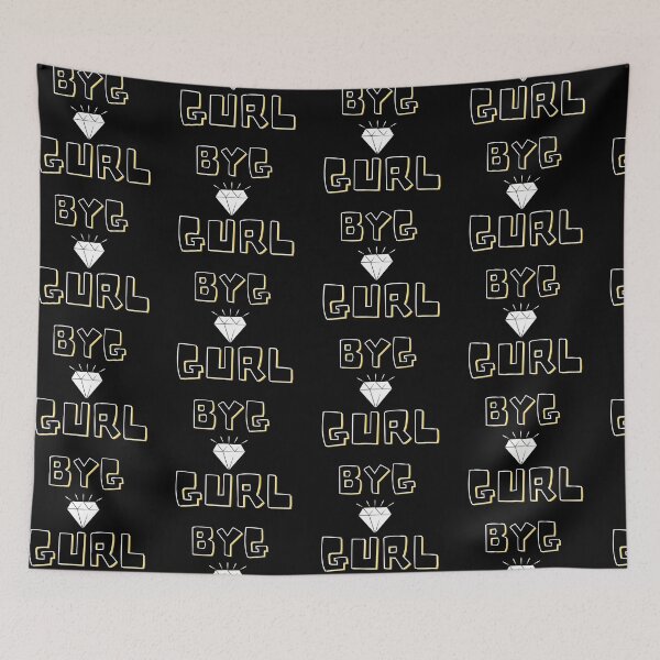 Item preview, S.O.I.L Signs: Byg Gurl White on Black designed and sold by TheSignsofSOIL.