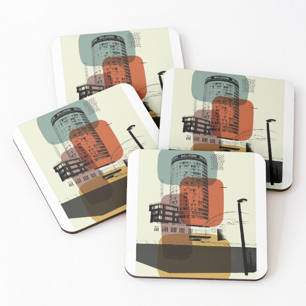 Item preview, Birmingham Rotunda | Mid-century modern architecture design designed and sold by popartmusic.