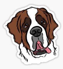 Goofy St. Bernard Sticker