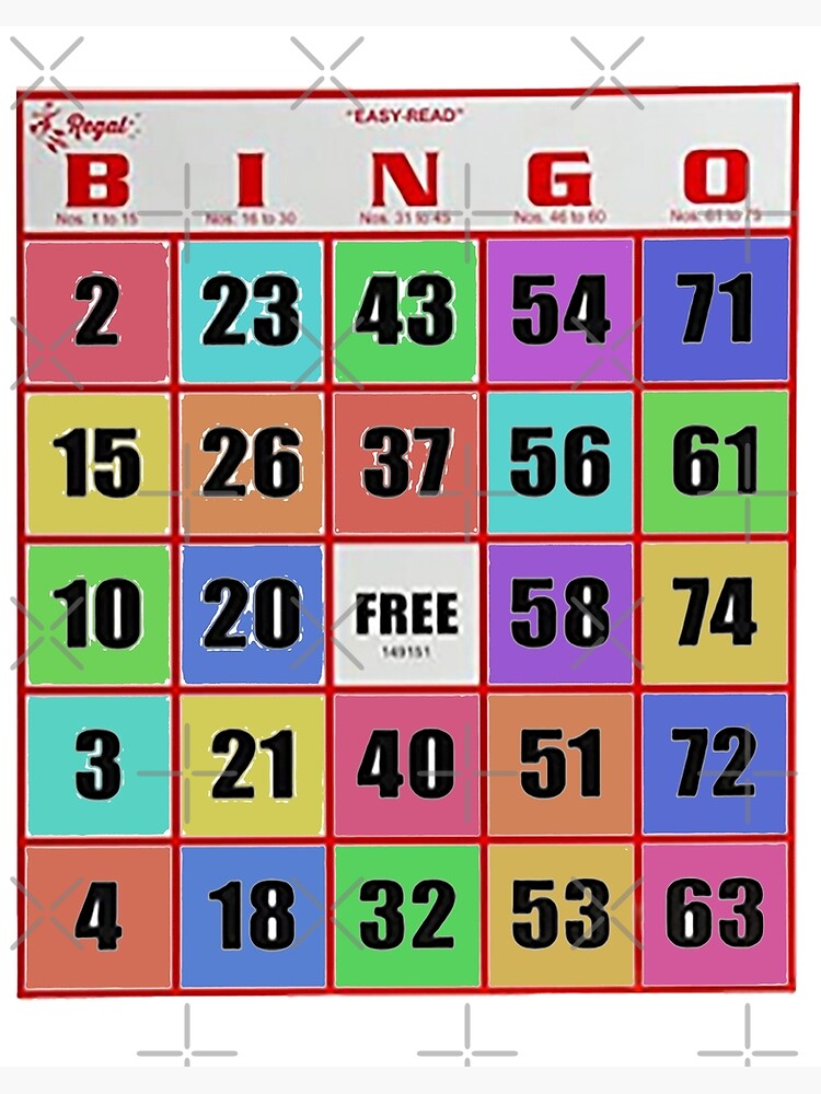 Bingo Seat Cushion with Cushion Back - Lucky Bingo Print