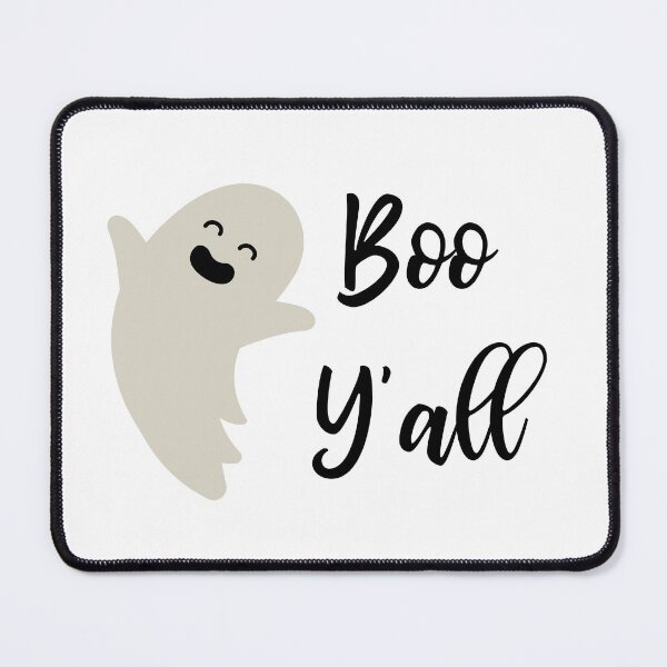 Item preview, Boo Y'all Friendly Ghost Halloween White Background Black Writing designed and sold by ZestyFruit.
