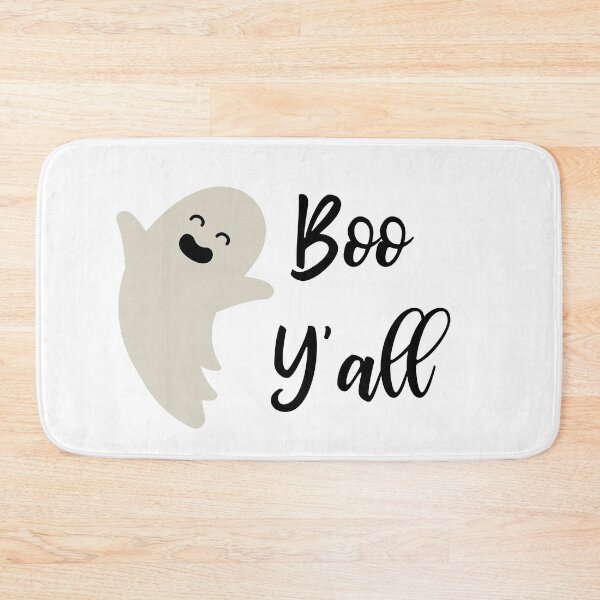 Item preview, Boo Y'all Friendly Ghost Halloween White Background Black Writing designed and sold by ZestyFruit.
