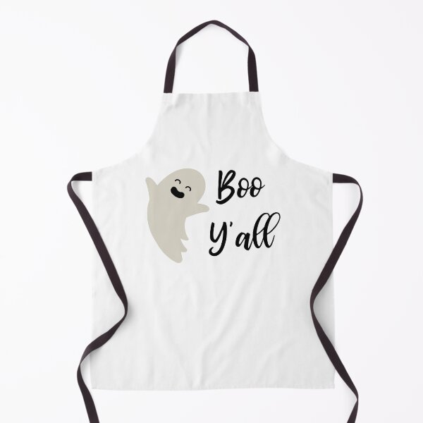 Item preview, Boo Y'all Friendly Ghost Halloween White Background Black Writing designed and sold by ZestyFruit.