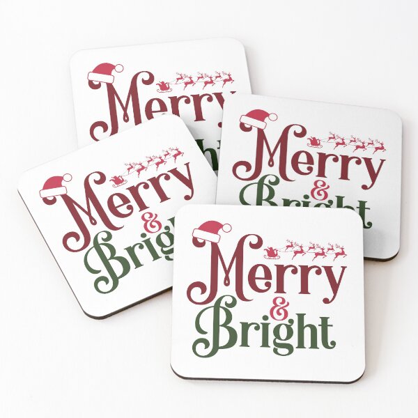 Item preview, Merry and Bright  christmas letters designed and sold by cruzzcreation.