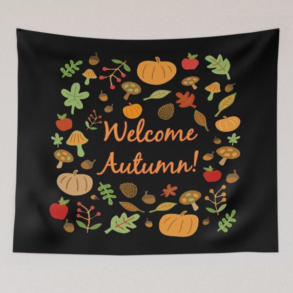 Artikelvorschau, Willkommen Herbst! entworfen und verkauft von Rockett Graphics.