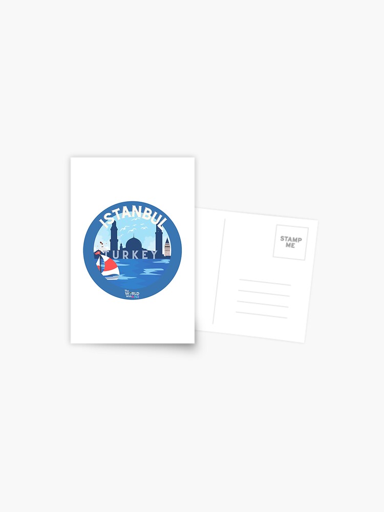 Thumbnail 1 of 2, Postcard, Istanbul, Turkey Collection designed and sold by theworldwithmnr.