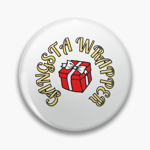 Item preview, Gangsta Wrapper Christmas design. Present with a bow. designed and sold by sugarrosekitch.