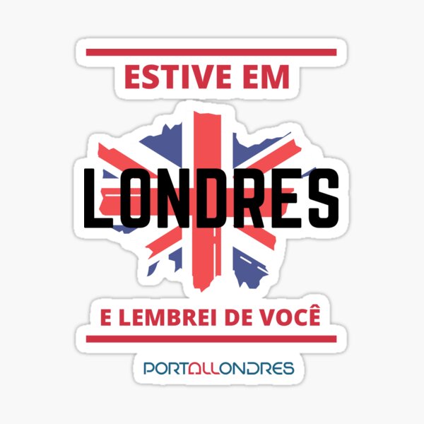 Estive em Londres e lembrei de você Sticker
