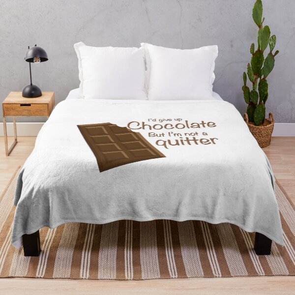 Item preview, I'd give up Chocolate but i'm not a quitter designed and sold by AmazingArtMandi.