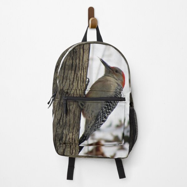 Item preview, Red-bellied Woodpecker sticks out tongue designed and sold by Jean Gregory Evans.