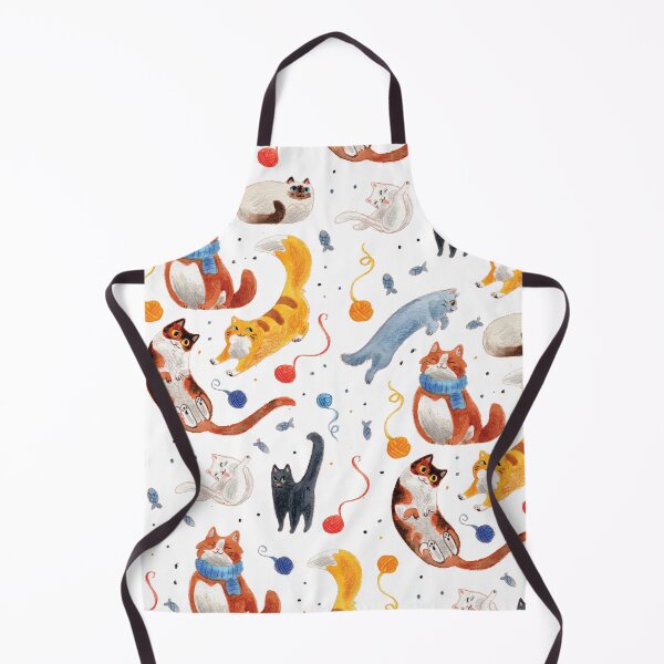 Item preview, Watercolor Cat Illustration Pattern designed and sold by Brigidmalloy.