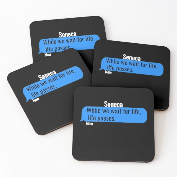 Item preview, Stoic Philosophy Text Bubble | Stoic Life Phrase | Seneca Quote designed and sold by StoicStreet.
